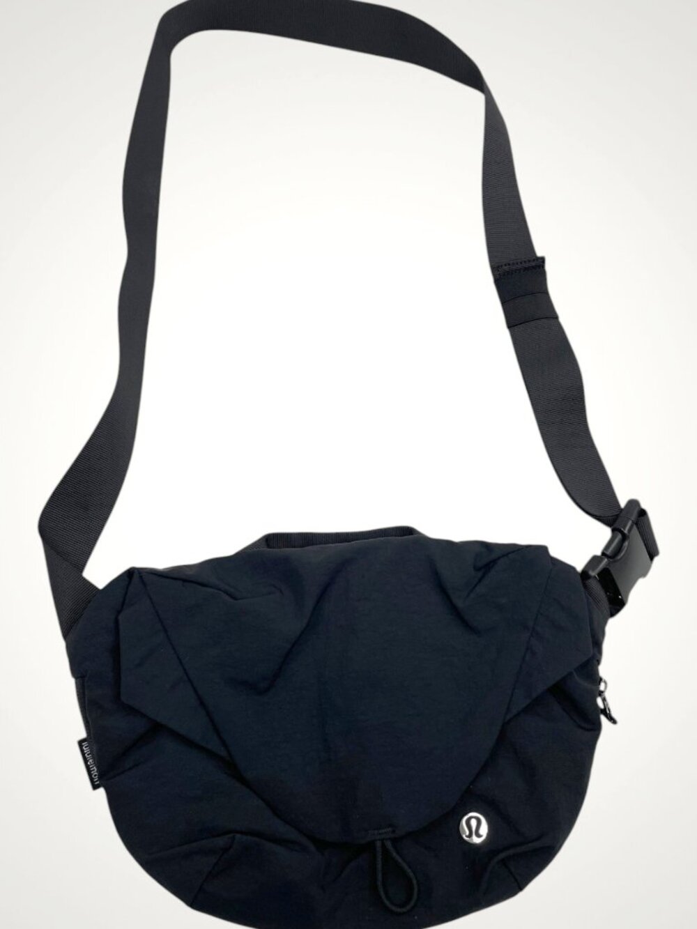 Lululemon Black Curved Lines Crossbody Bag